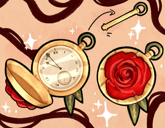 "Pocket watch Grenade", Digital, 2025.