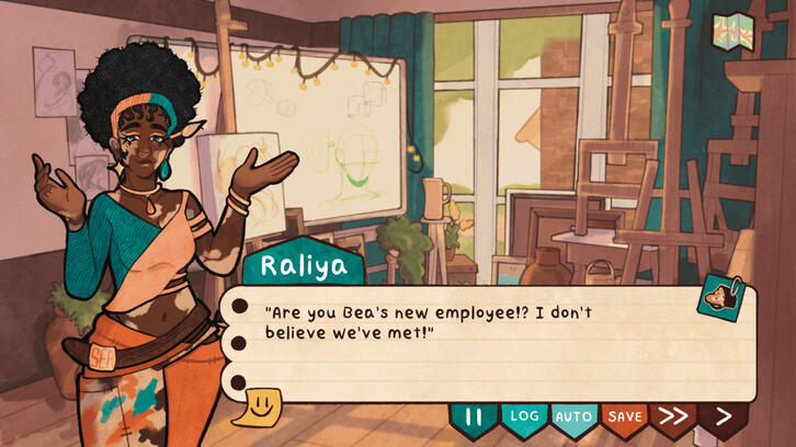 "Love Letter Raliya Scene 1", Digital, 2025.